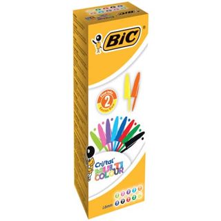 Penna a sfera Cristal Multicolor - punta 1,6mm - 10 colori assortiti - Bic - co…