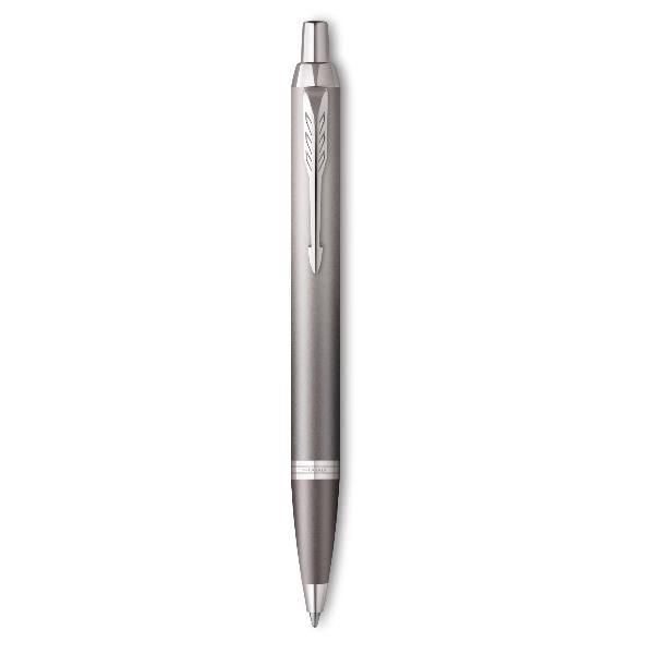 Penna a sfera IM Monochrome Rituals Grey - punta M - grigio - Parker