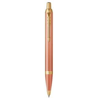 Penna a sfera Parker IM Writing Rituals arancione con finiture dorate