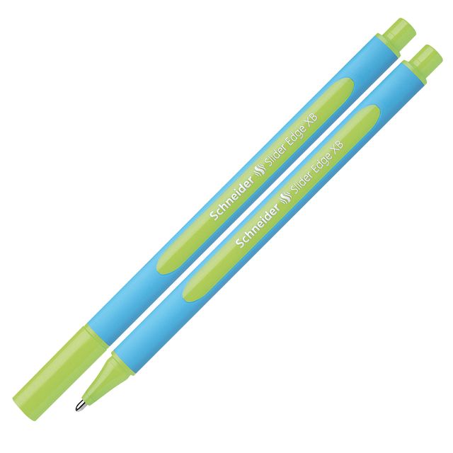 Penna a sfera Slider Edge - tratto XB - verde chiaro - Schneider
