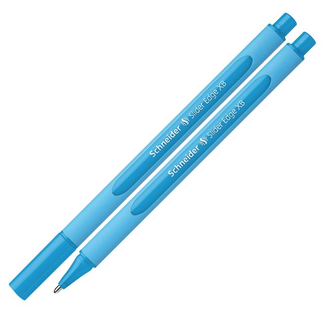 Penna a sfera Slider Edge - tratto XB - azzurro - Schneider