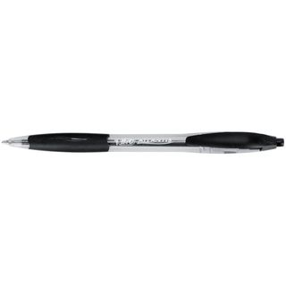 Penna a sfera a scatto Atlantis Classic - punta 1,0mm - nero - Bic - conf. 12 p…