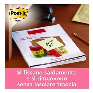Blocco foglietti - 656 - 76 x 51 mm - giallo Canary - 100 fogli - Post-it