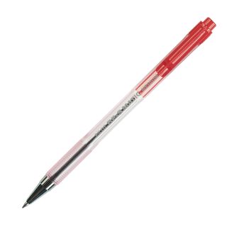 Penna a sfera a scatto BP S Matic - punta media 1,0mm - rosso - Pilot