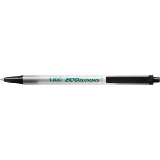 Penna a sfera a scatto ECOlutions - punta 1,0mm - nero - punta 1,0mm - Bic - co…