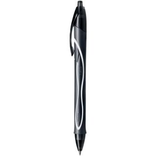 Penna a sfera a scatto Gelocity Quick Dry - punta 0,7mm - nero - Bic - conf. 12…