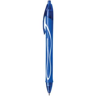 Penna a sfera a scatto Gelocity Quick Dry - punta 0,7mm - blu - Bic - conf. 12 …