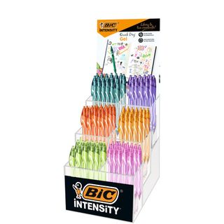 Penna a sfera a scatto Intensity Gel Quick Dry - punta 0,7mm - colori assortiti…