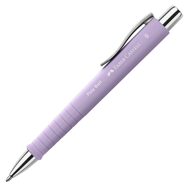 Penna a sfera a scatto Poly Ball Urban - punta 0,7 mm - fusto sweet lila - Fabe…