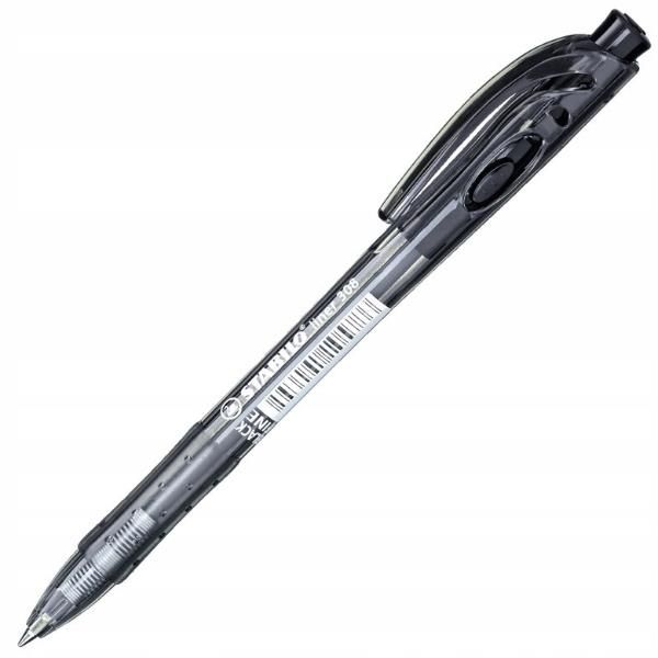 Penna a sfera a scatto Stabilo Liner 308, punta 0,7 mm, inchiostro nero