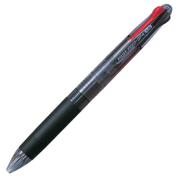 Penna a sfera a scatto multifunzione Feed GP4 Begreen - punta 1,0mm - nero, blu…
