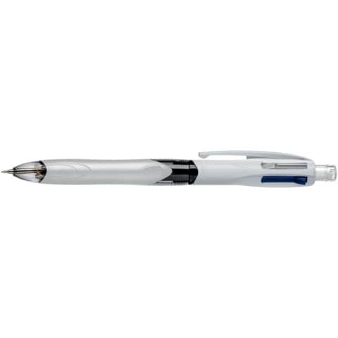 Penna a sfera a scatto multifunzione 4 Colors - con portamine ricaricabile con …