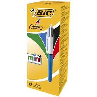 Penna a sfera a scatto multifunzione 4 Colours Mini - punta 1,0mm - nero, blu, …