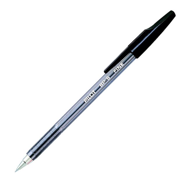 Penna a sfera con cappuccio BP S - punta fine 0,7 mm - nero - Pilot