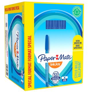 Penna a sfera con cappuccio Inkjoy 100 - punta 1,0mm - blu - Papermate - conf. …