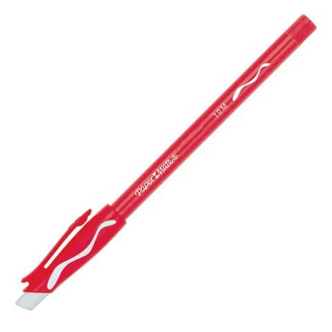 Penna a sfera con cappuccio Replay - cancellabile - punta 1 mm - rosso - Paperm…