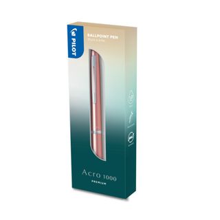 Penna a sfera scatto Acro 1000 - punta 1.0 mm - fusto rosa - Pilot