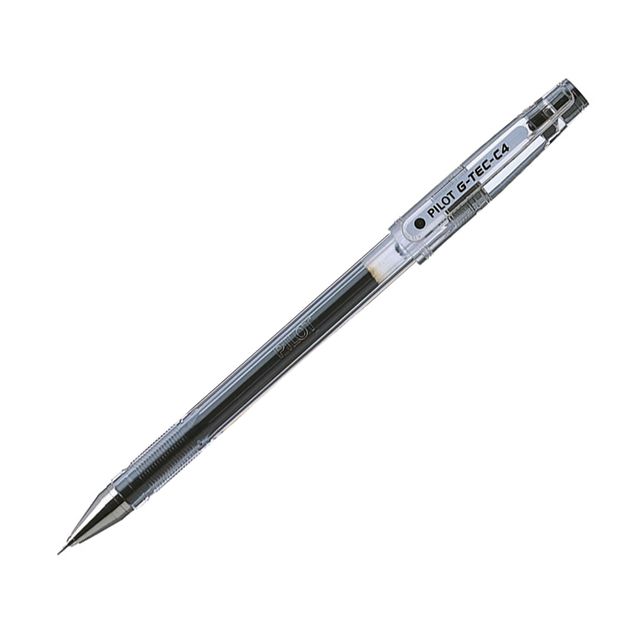 Penna roller Pilot G-TEC-C4 inchiostro gel ricaricabile punta 0,4 mm nero - 001…
