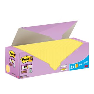 Blocco foglietti Post-it Super Sticky - 654-SSCY-VP24 - 76 x 76 mm - giallo Can…