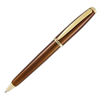 Penna sfera Aldo Domani - punta M - fusto tabacco - Monteverde
