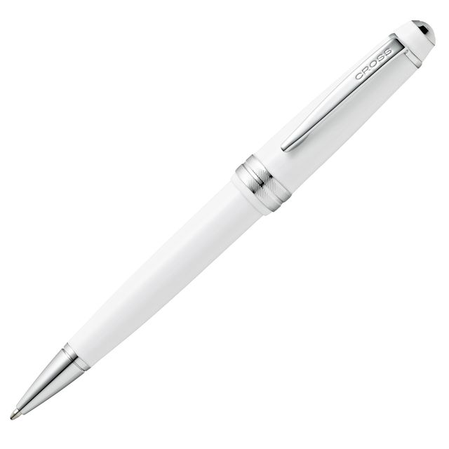 Penna sfera Bailey Light - punta F - fusto bianco/cromo - Cross