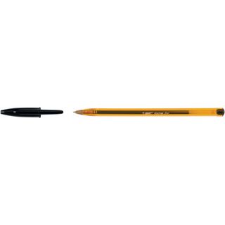 Penna sfera Cristal - punta fine 0,8 mm - nero - Bic - conf. 50 pezzi