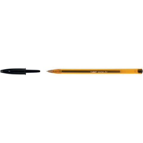 Penna sfera Cristal - punta fine 0,8 mm - nero - Bic - conf. 50 pezzi