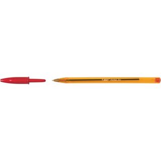 Penna sfera Cristal - punta fine 0,8 mm - rosso - Bic - conf. 50 pezzi