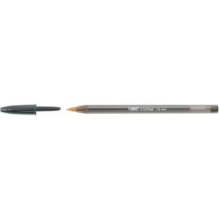 Penna sfera Cristal Large - punta 1,6 mm - nero - Bic - conf. 50 pezzi