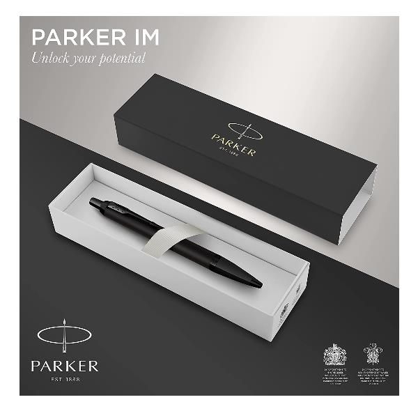 Penna sfera IM Archromatic Black - punta M - Parker