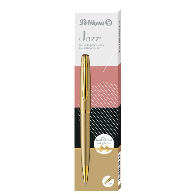 Penna sfera Jazz Noble Elegance - punta M - gold - Pelikan
