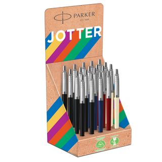 Penna sfera Jotter Original Plastic - tratto M - colori fusto assortiti - Parke…