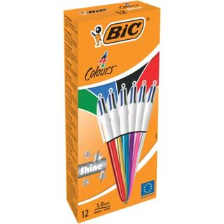 Penna sfera scatto multifunzione 4 Colours Shine - punta 1,0 mm - fusto colori …