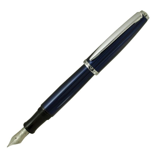 Penna stilografica Aldo Domani - punta M - blu - Monteverde