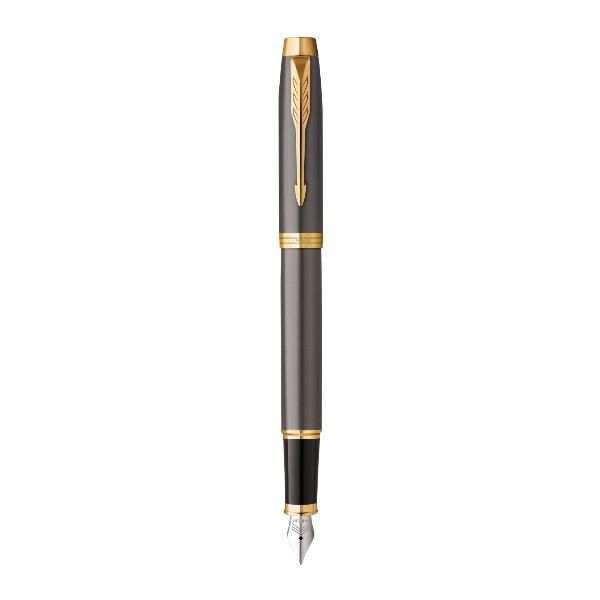Penna stilografica IM Grey GT - punta M - grigio - Parker