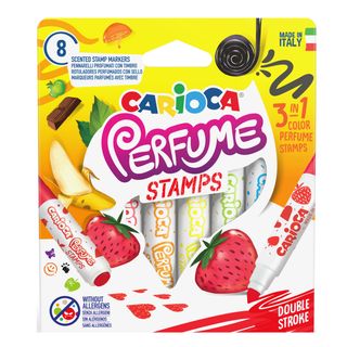 Pennarelli Perfume Stamps - punta doppia 7,0 mm - colori assortiti - Carioca - …