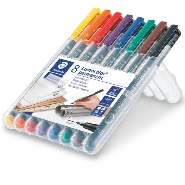 Pennarello Astucci Lumocolor Permanent 318 - punta 0,6 mm - colori assortiti - …