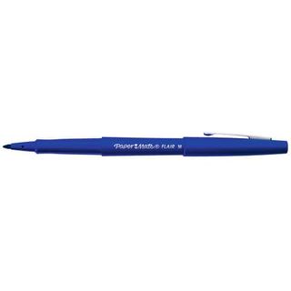 Pennarello Flair Nylon - punta feltro - 1,10mm - blu - Papermate