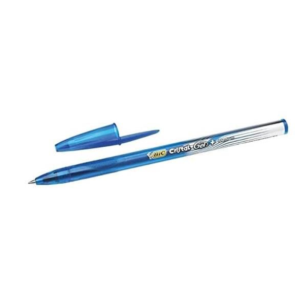 Penne a sfera con cappuccio Gelocity Stic - punta 0,5 mm - blu - Bic - scatola …