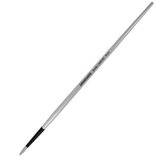 Pennello setola naturale Graduate - tondo lungo - manico lungo - n. 6 - Daler R…