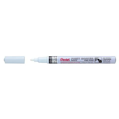 Pentel - Paint marker - permanente - bianco - inchiostro pigmentato - 1.5-2.5 m…