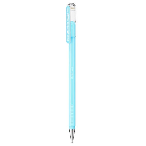 Pentel Hybrid Milky - Penna a sfera - blu pastello - inchiostro gel - 0.8 mm