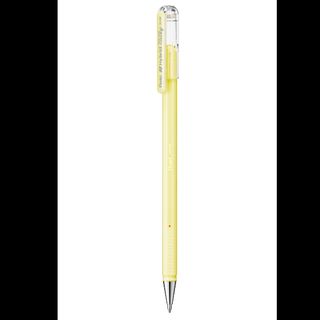 Pentel Hybrid Milky - Penna a sfera - giallo pastello - inchiostro gel - 0.8 mm