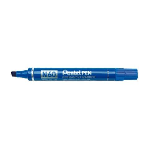 Pentel PEN - Marcatore - permanente - blu - 2.5-7 mm
