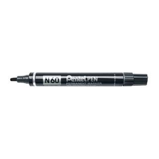 Pentel PEN - Marcatore - permanente - nero - inchiostro a base olio - 3.9-5.7 mm