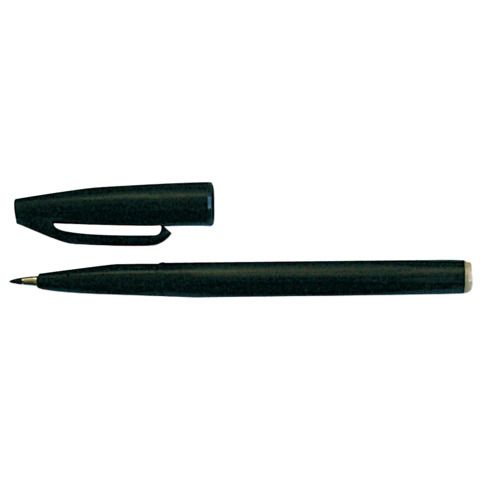 Pentel Sign Pen - Penna punta in fibra - non permanente - nero - inchiostro bas…