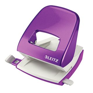 Perforatore 5008 New NeXXt WOW - passo 8 cm - max 30 fogli - 2 fori - viola met…