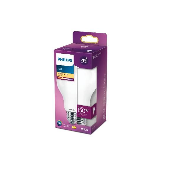 Philips - Lampadina con filamento LED - forma: A67 - satinata finitura - E27 - …