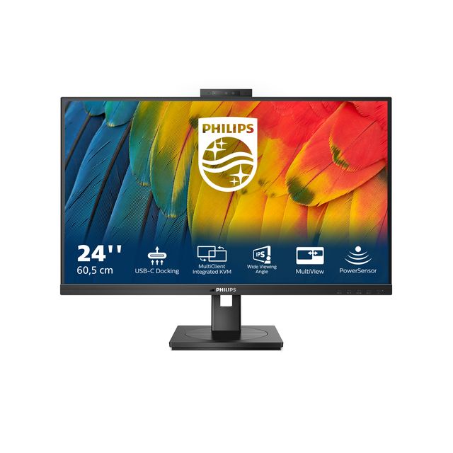 Philips 24B1U5301H - 5000 Series - monitor a LED - USB - 23.8" - 1920 x 1080 Fu…