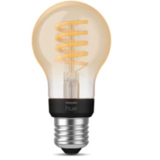 Philips Hue White ambiance - Lampadina con filamento LED - forma: A60 - traspar…